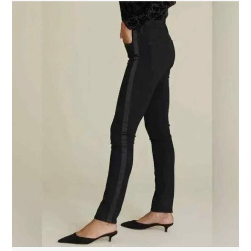 Veronica Beard Black Emma Skinny Mid Rise Jeans sz 4 EUC